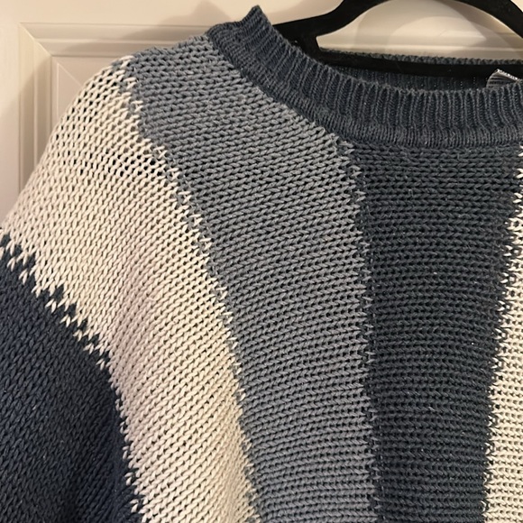 Vintage blue grandpa sweater - Picture 2 of 3